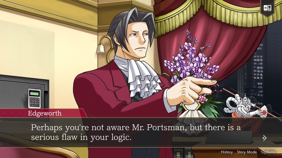 Ace Attorney Investigations Collection logic