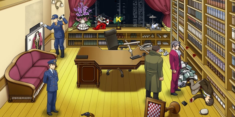 Ace Attorney Investigations Collection crime scene