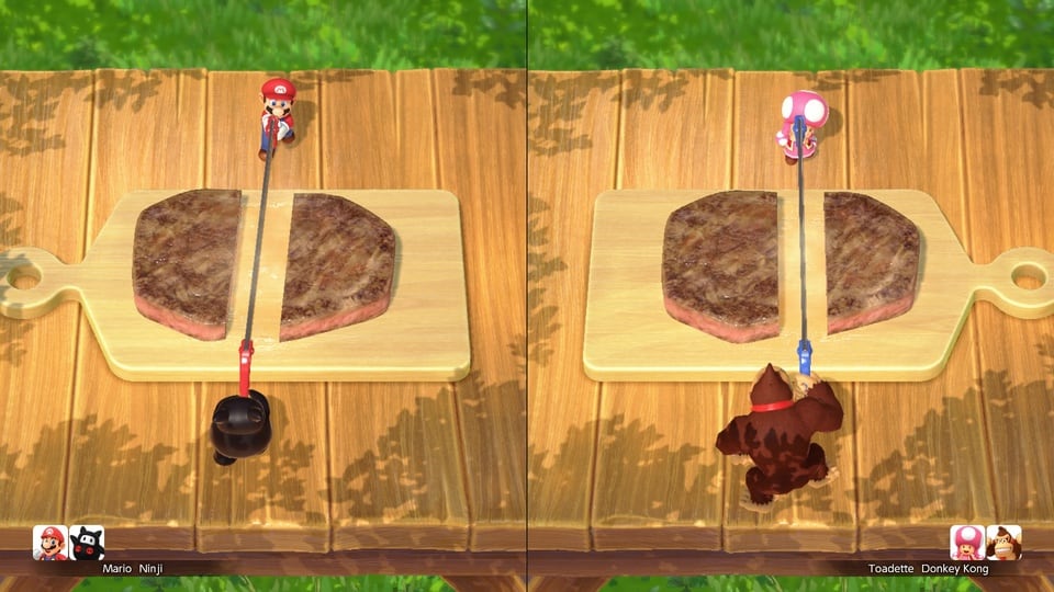 Super Mario Party steak slice