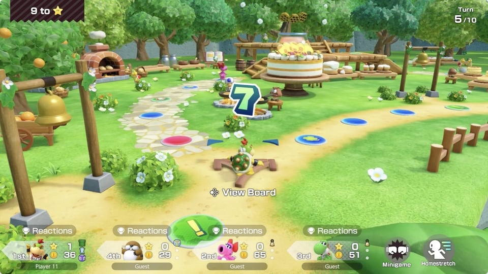 Super Mario Party Jamboree Wiggler's Board