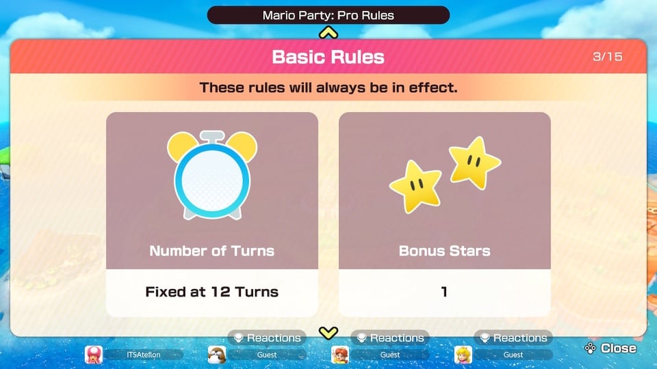 Super Mario Party Jamboee pro rules