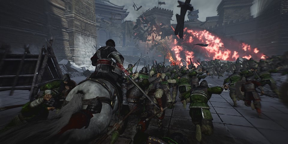 Dynasty Warriors Origins horse charge