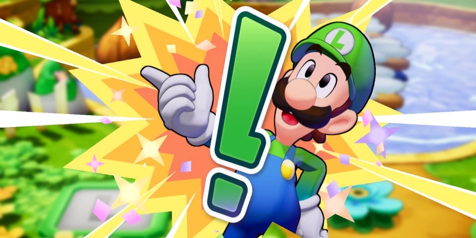 Mario & Luigi: Brothership – Luigi Logic animation