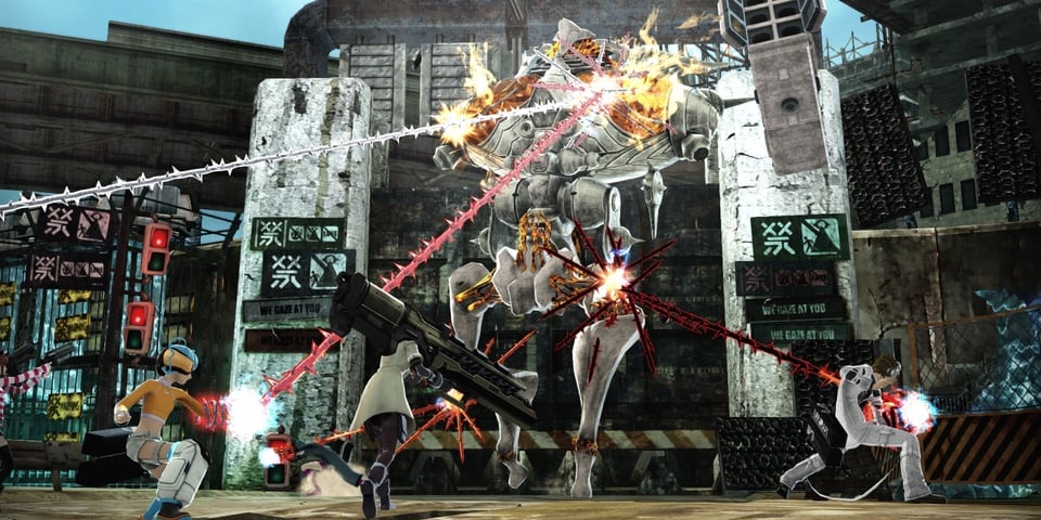 Freedom Wars Remastered abductor battle