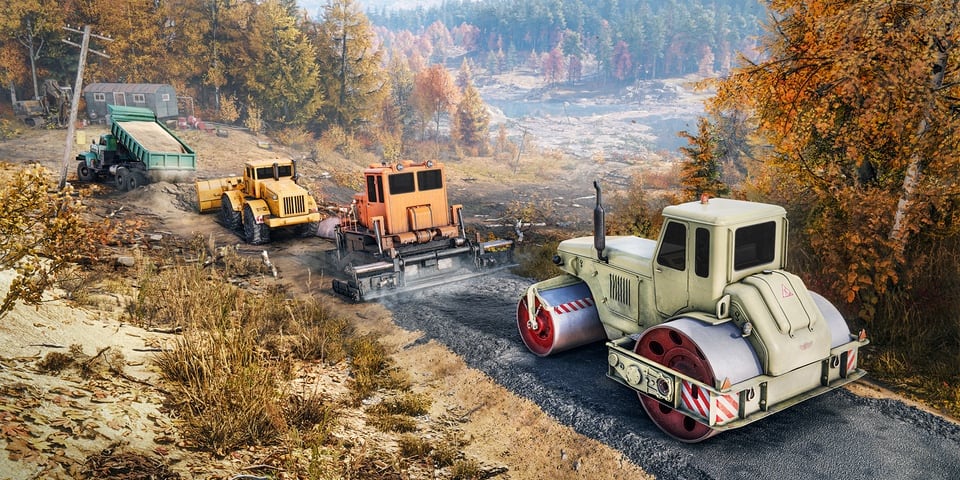 RoadCraft co-op road laying