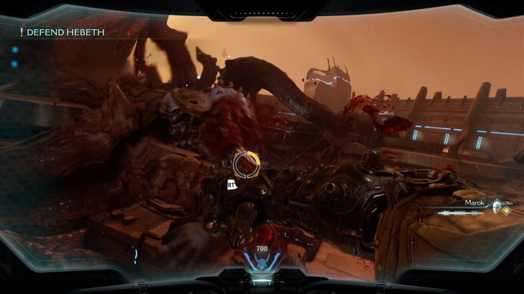 DOOM: The Dark Ages Titan combat