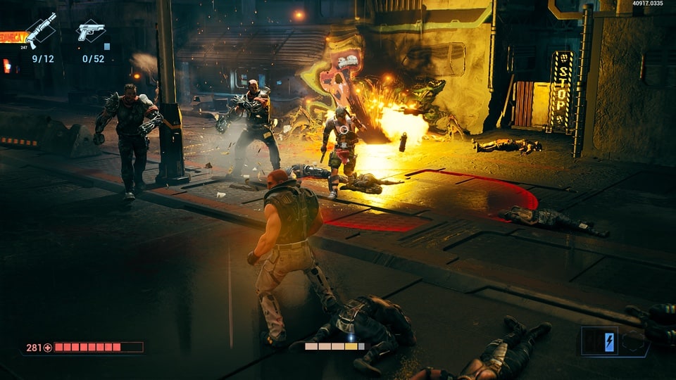 Kiborg brawler combat screenshot