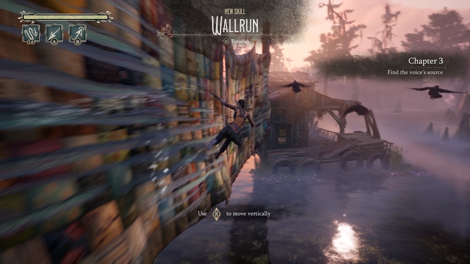 South of Midnight – wallrunning