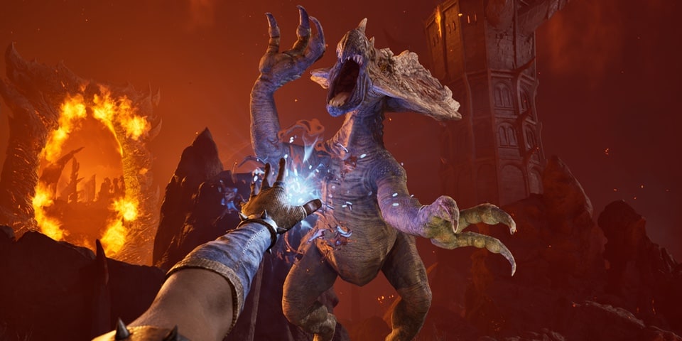 The Elder Scrolls IV: Oblivion Remastered first person magic combat