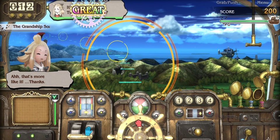 Bravely Default: Flying Fairy HD Cruise minigame