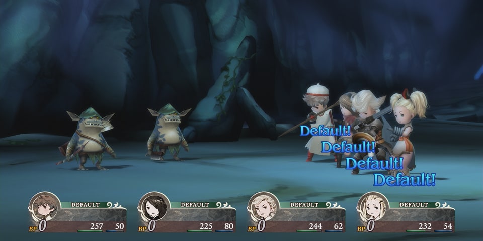 Bravely Default: Flying Fairy HD combat