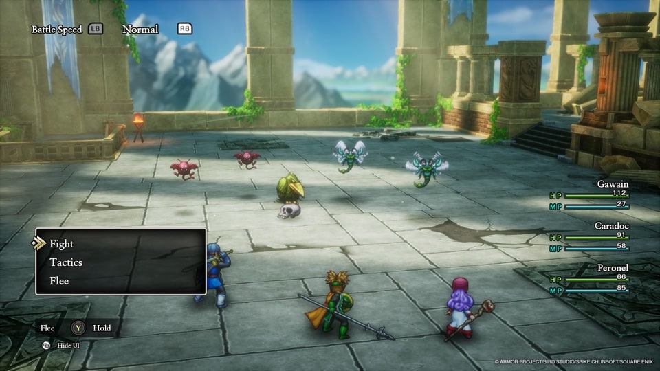 Dragon Quest I & II HD-2D Remake – DQ2 battle