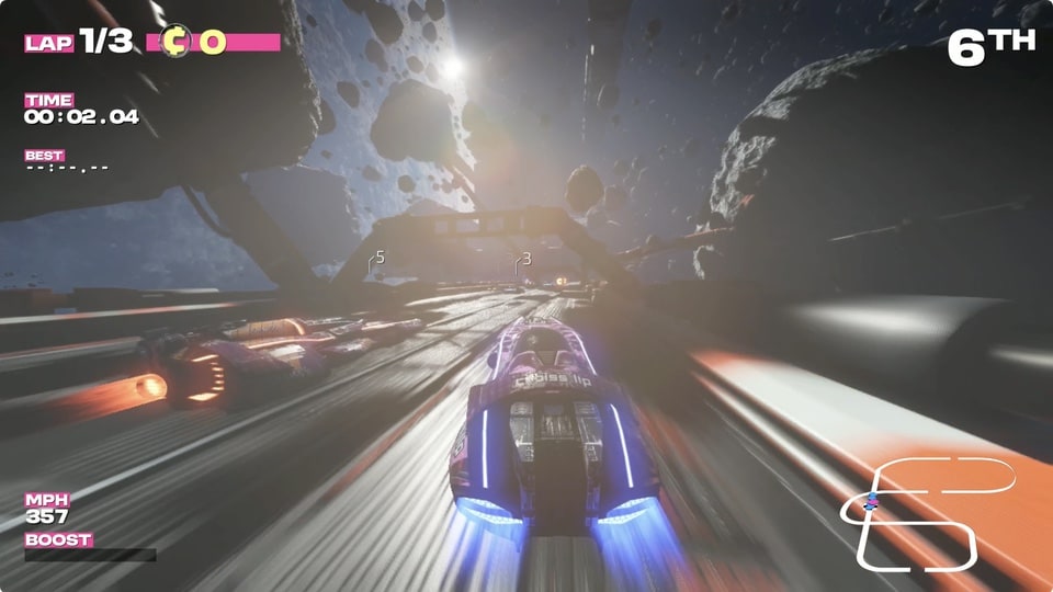Fast Fusion space race in an asteroid belt