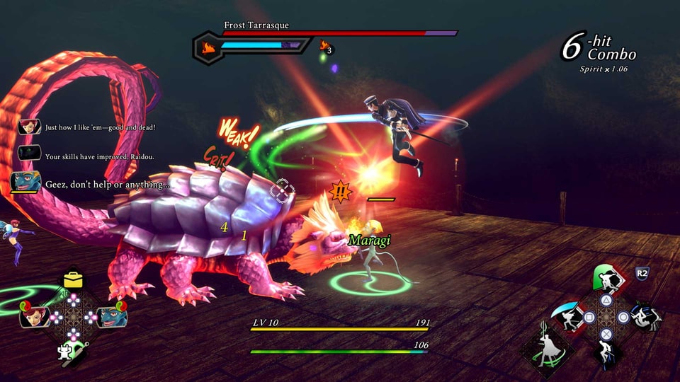 Raidou Remastered dynamic combat 