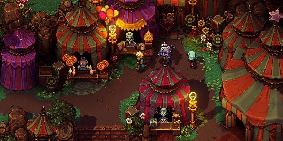 Sea of Stars Throes of the Watchmaker – circus tents