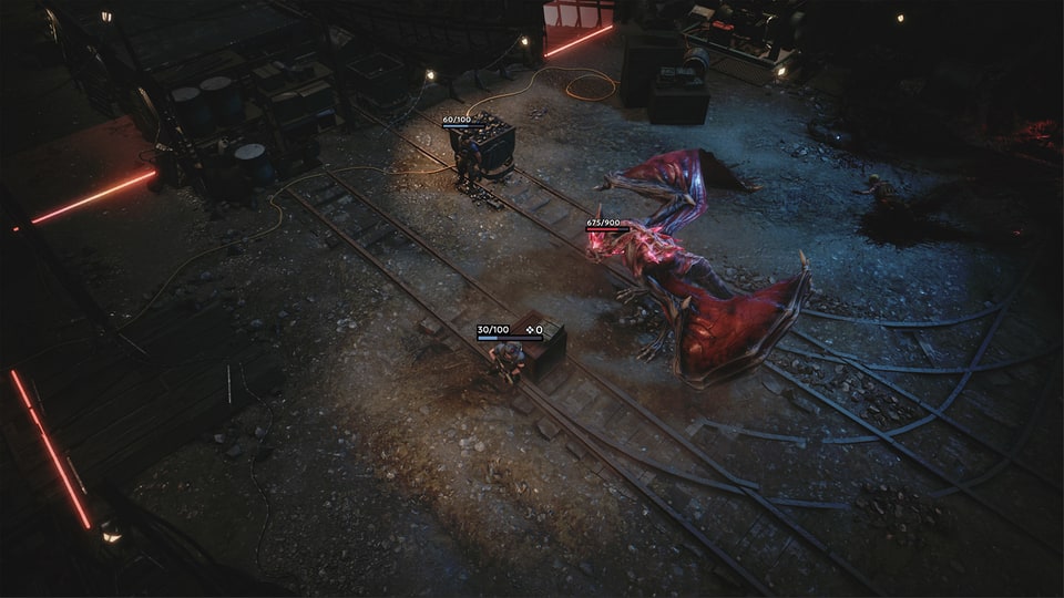 Chains of Freedom boss battle with winged monster