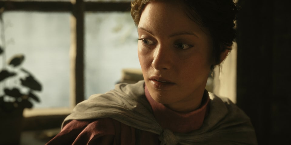 Eriksholm: The Stolen Dream – Hanna closeup in a cutscene