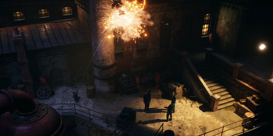 Eriksholm: The Stolen Dream – explosive distraction above guards