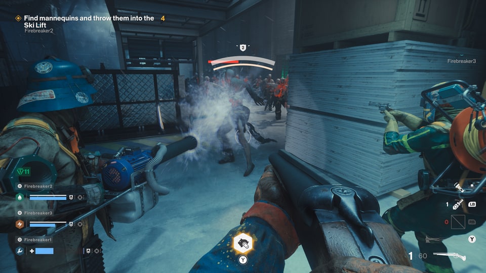 FBC Firebreak – cold level melee Hiss enemies