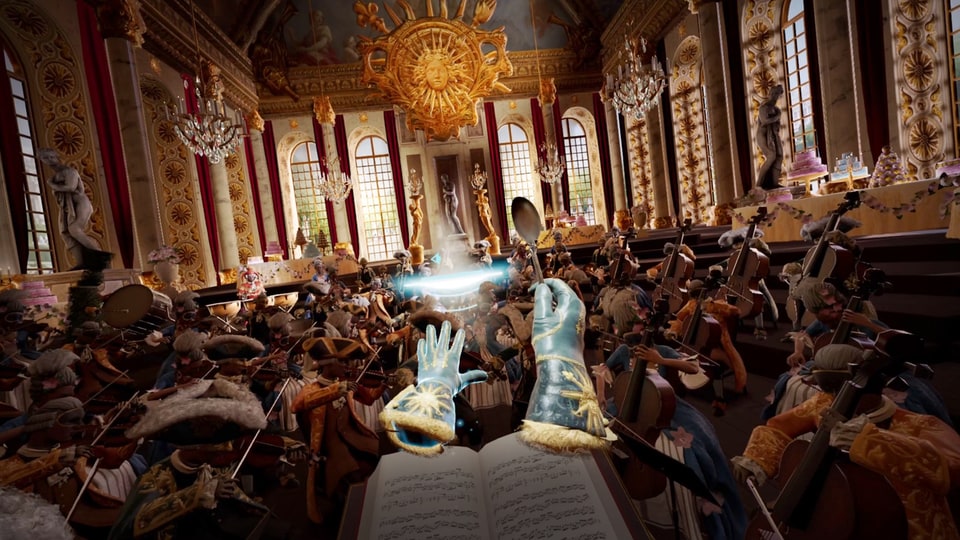 Maestro VR – conducting orchestra in the palace of Versailles