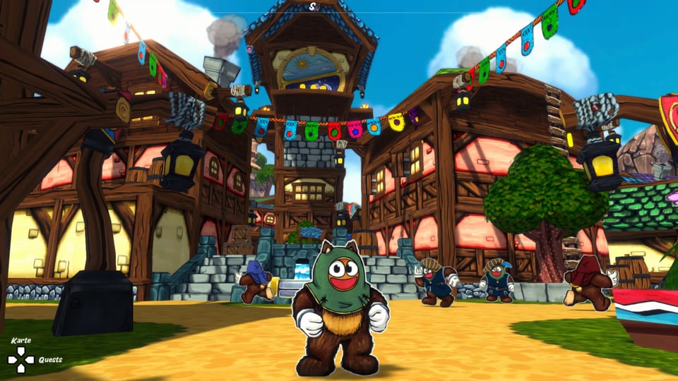 Ruffy and the Riverside town exploration