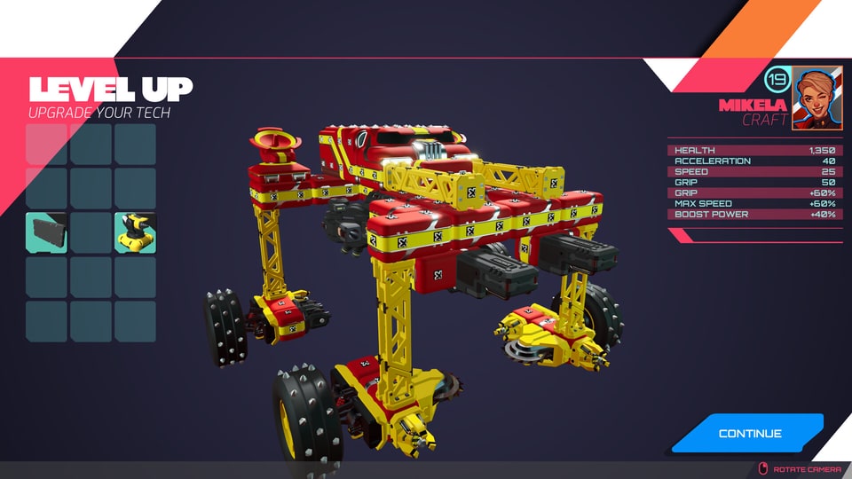 TerraTech Legion vehicle customiser builder