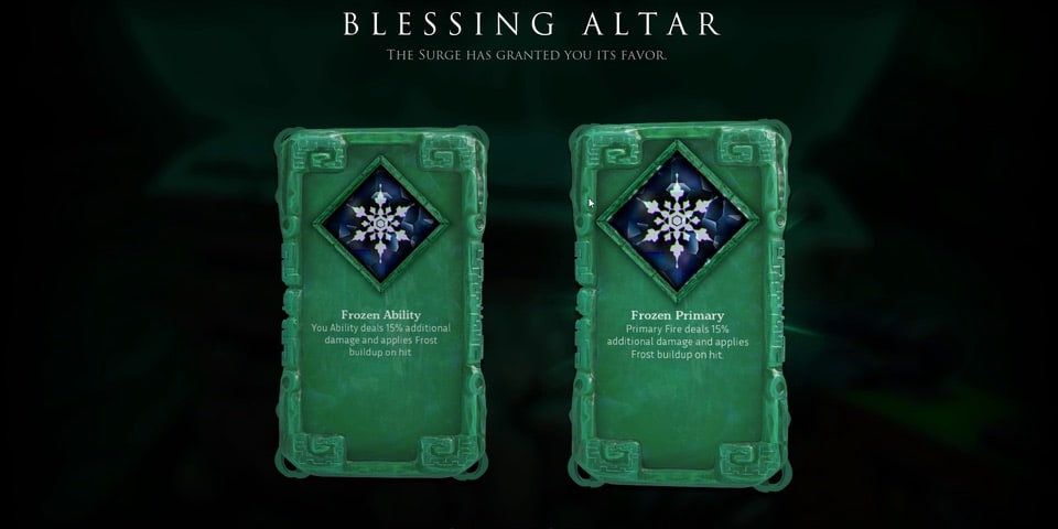 Abyssus Blessings elemental upgrades