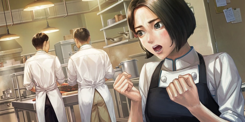 Iwakura Aria kitchen scene