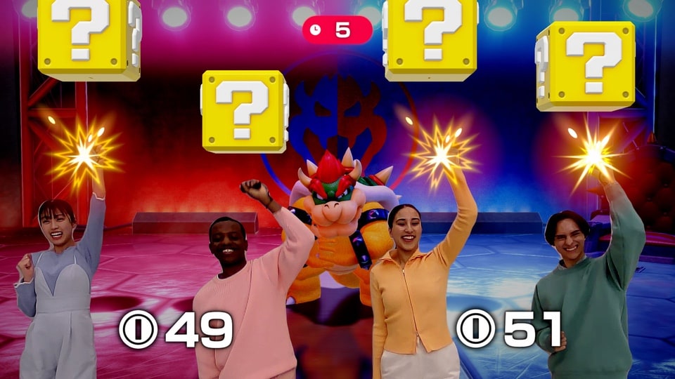 Super Mario Party Jamboree TV Switch 2 Edition –  CameraPlay motion game hit ? blocks